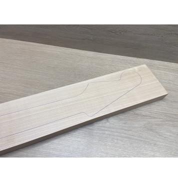 Клён Белый заготовка грифа для электрогитары Радиал ААА 26.5х99х730 мм-12