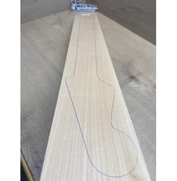 Клён Белый заготовка грифа для электрогитары Радиал ААА 26.5х99х730 мм-5