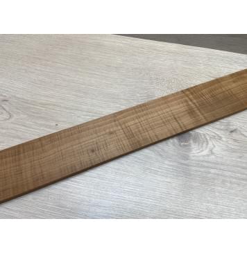 Клён Волнистый Печеный 180 гр заготовка накладки для бас-гитары Радиал А Волна ААА 10х65х745 мм-3