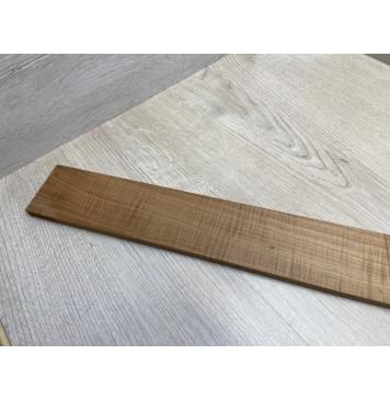 Клён Волнистый Печеный 180 гр заготовка накладки для бас-гитары Радиал А Волна ААА 10х65х745 мм-4