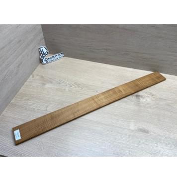 Клён Волнистый Печеный 180 гр заготовка накладки для бас-гитары Радиал А Волна ААА 10х65х745 мм-7