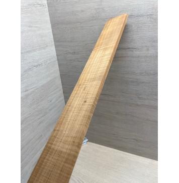 Клён Волнистый Печеный 180 гр заготовка накладки для бас-гитары Радиал А Волна ААА 10х65х745 мм-8