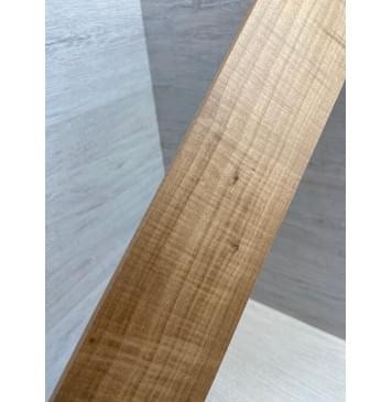 Клён Волнистый Печеный 180 гр заготовка накладки для бас-гитары Радиал А Волна ААА 10х65х745 мм-11