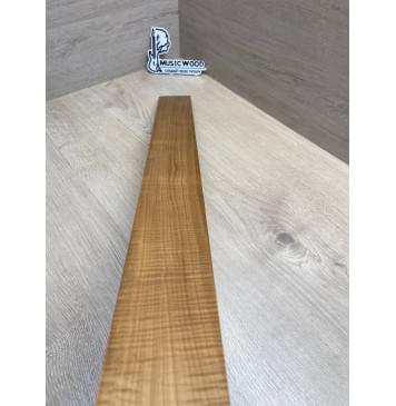 Клён Волнистый Печеный 180 гр заготовка накладки для бас-гитары Радиал А Волна ААА 10х65х745 мм-20