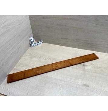 Клён Волнистый Печеный 180 гр заготовка накладки для бас-гитары Радиал А Волна ААА 10х65х745 мм-19