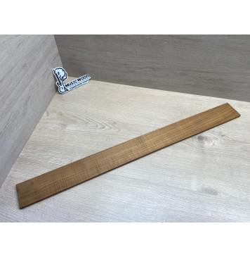 Клён Волнистый Печеный 180 гр заготовка накладки для бас-гитары Радиал АА Волна ААА 8х65х735 мм-2