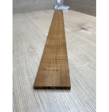 Клён Волнистый Печеный 180 гр заготовка накладки для бас-гитары Радиал АА Волна ААА 8х65х735 мм-4