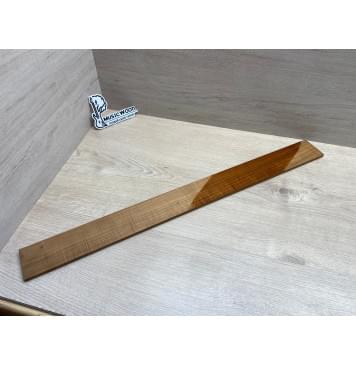 Клён Волнистый Печеный 180 гр заготовка накладки для бас-гитары Радиал АА Волна ААА 8х65х735 мм-17