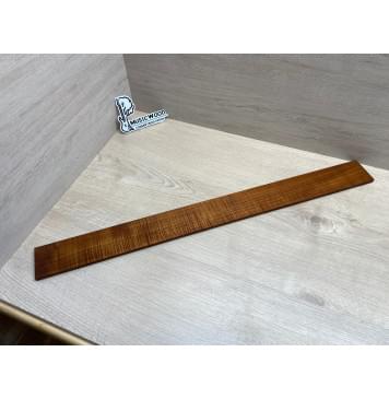 Клён Волнистый Печеный 180 гр заготовка накладки для бас-гитары Радиал АА Волна ААА 8х65х735 мм-18