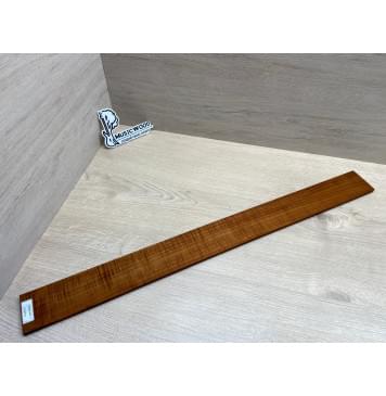 Клён Волнистый Печеный 180 гр заготовка накладки для бас-гитары Радиал АА Волна ААА 8х65х735 мм-15