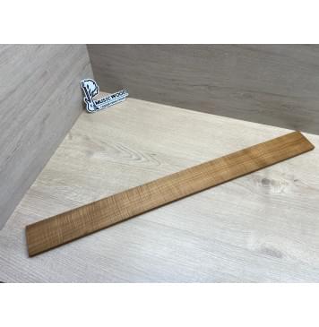 Клён Волнистый Печеный 180 гр заготовка накладки для бас-гитары Радиал АА Волна ААА 10х65х730 мм-2
