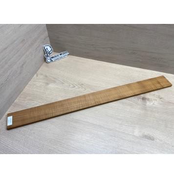 Клён Волнистый Печеный 180 гр заготовка накладки для бас-гитары Радиал АА Волна ААА 10х65х730 мм-5