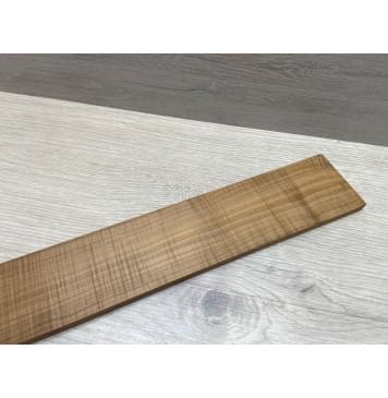 Клён Волнистый Печеный 180 гр заготовка накладки для бас-гитары Радиал АА Волна ААА 10х65х730 мм-7