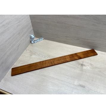 Клён Волнистый Печеный 180 гр заготовка накладки для бас-гитары Радиал АА Волна ААА 10х65х730 мм-18