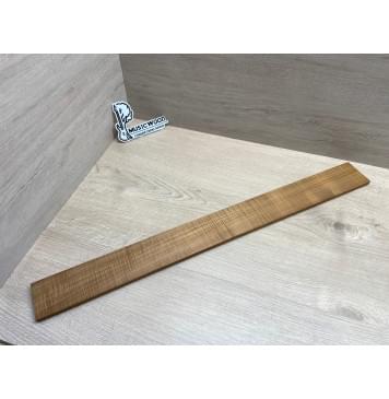 Клён Волнистый Печеный 180 гр заготовка накладки для бас-гитары Радиал ААА Волна ААА 9.7х65х690 мм-2