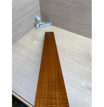 Клён Волнистый Печеный 180 гр заготовка накладки для бас-гитары Радиал ААА Волна ААА 9.7х65х690 мм-7