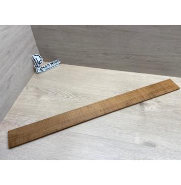 Клён Волнистый Печеный 180 гр заготовка накладки для бас-гитары Радиал АА Волна ААА 8.6х65х740 мм-8