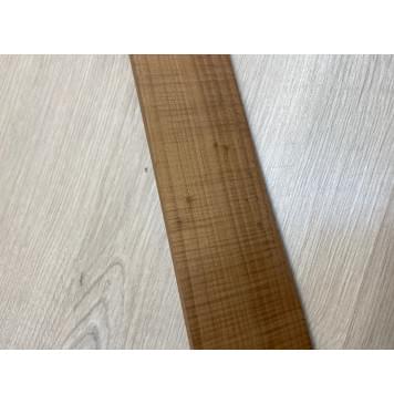 Клён Волнистый Печеный 180 гр заготовка накладки для бас-гитары Радиал АА Волна ААА 8.6х65х740 мм-9