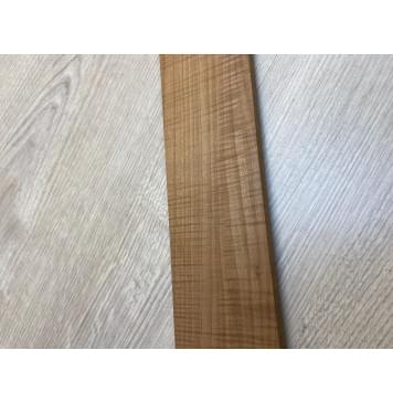 Клён Волнистый Печеный 180 гр заготовка накладки для бас-гитары Радиал АА Волна ААА 8.6х65х740 мм-18