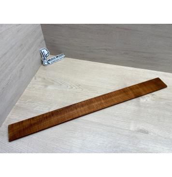 Клён Волнистый Печеный 180 гр заготовка накладки для бас-гитары Радиал АА Волна ААА 8.6х65х740 мм-15