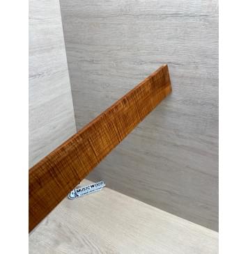 Клён Волнистый Печеный 180 гр заготовка накладки для бас-гитары Радиал АА Волна ААА 8.6х65х740 мм-13