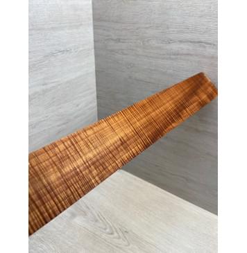 Клён Волнистый Печеный 180 гр заготовка накладки для бас-гитары Радиал АА Волна ААА 8.6х65х740 мм-7