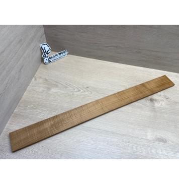 Клён Волнистый Печеный 180 гр заготовка накладки для бас-гитары Радиал АА Волна ААА 10х65х720 мм-2