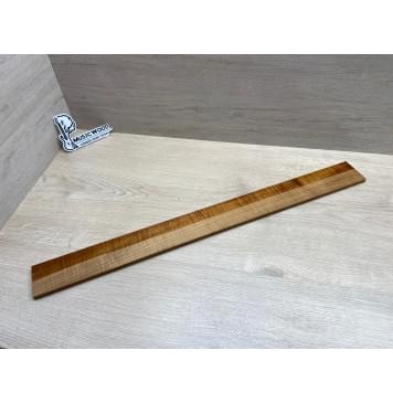 Клён Волнистый Печеный 180 гр заготовка накладки для бас-гитары Радиал АА Волна ААА 10х65х720 мм-13