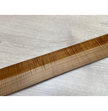 Клён Волнистый Печеный 180 гр заготовка накладки для бас-гитары Радиал АА Волна ААА 10х65х720 мм-18