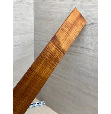 Клён Волнистый Печеный 180 гр заготовка накладки для бас-гитары Радиал АА Волна ААА 10х65х720 мм-20