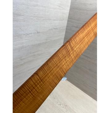 Клён Волнистый Печеный 180 гр заготовка накладки для бас-гитары Радиал АА Волна ААА 10х65х720 мм-11