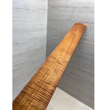 Клён Волнистый Печеный 180 гр заготовка накладки для бас-гитары Радиал АА Волна ААА 10х65х720 мм-0
