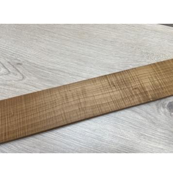 Клён Волнистый Печеный 180 гр заготовка накладки для бас-гитары Радиал АА Волна ААА 9.7х65х725 мм-3