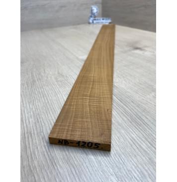 Клён Волнистый Печеный 180 гр заготовка накладки для бас-гитары Радиал АА Волна ААА 9.7х65х725 мм-4