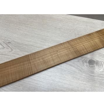 Клён Волнистый Печеный 180 гр заготовка накладки для бас-гитары Радиал АА Волна ААА 9.7х65х725 мм-26