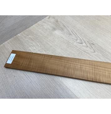 Клён Волнистый Печеный 180 гр заготовка накладки для бас-гитары Радиал АА Волна ААА 9.7х65х725 мм-25