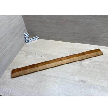 Клён Волнистый Печеный 180 гр заготовка накладки для бас-гитары Радиал АА Волна ААА 9.7х65х725 мм-17
