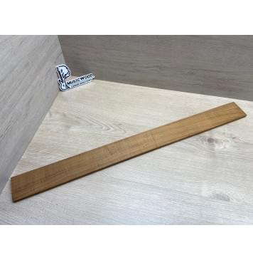 Клён Волнистый Печеный 180 гр заготовка накладки для бас-гитары Смешанный АА Волна АА 9.7х65х740 мм-2