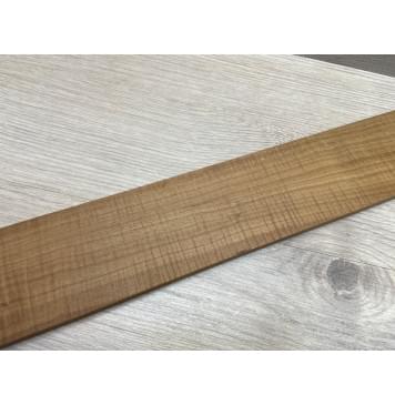 Клён Волнистый Печеный 180 гр заготовка накладки для бас-гитары Смешанный АА Волна АА 9.7х65х740 мм-4