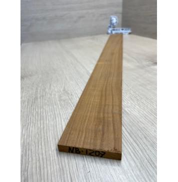 Клён Волнистый Печеный 180 гр заготовка накладки для бас-гитары Смешанный АА Волна АА 9.7х65х740 мм-5