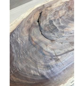 Орех Американский заготовка на топ Тангент А 25х330-210х565-555 мм - (цельный) Уценка-трещина-6