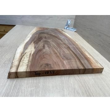Орех Американский заготовка на топ Тангент А 25х330-210х565-555 мм - (цельный) Уценка-трещина-7