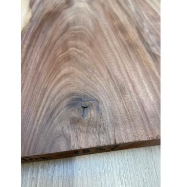 Орех Американский заготовка на топ Тангент А 25х330-210х565-555 мм - (цельный) Уценка-трещина-9