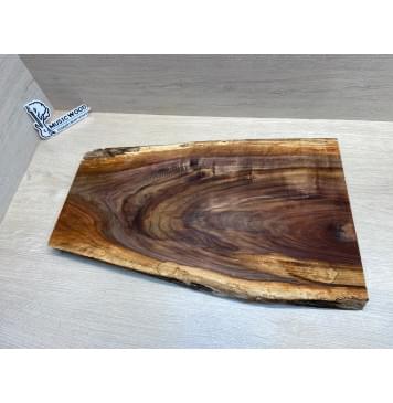 Орех Американский заготовка на топ Тангент А 25х330-210х565-555 мм - (цельный) Уценка-трещина-0