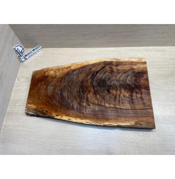 Орех Американский заготовка на топ Тангент А 25х330-210х565-555 мм - (цельный) Уценка-трещина-12