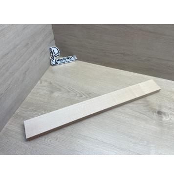 Клён Белый заготовка грифа безголовой гитары Радиал ААА 22.5х66-60х563 мм-0