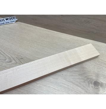 Клён Белый заготовка грифа безголовой гитары Радиал ААА 22.5х66-60х563 мм-2