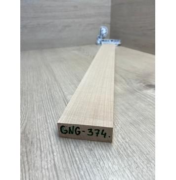 Клён Белый заготовка грифа безголовой гитары Радиал ААА 22.5х66-60х563 мм-1