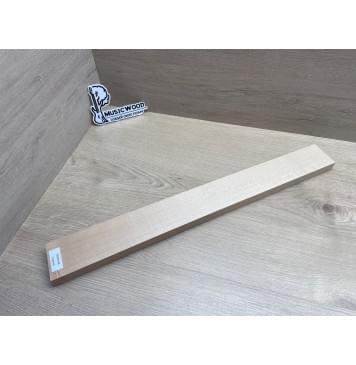 Клён Белый заготовка грифа безголовой гитары Радиал ААА 22.5х66-60х563 мм-4