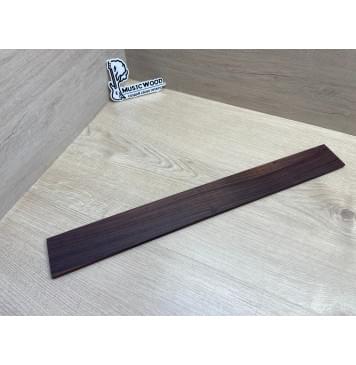 Палисандр Индийский заготовка накладки для электрогитары Радиал А 7.2х65-57х545 мм (Уценка-червоточины)-0